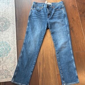 Madewell Classic Blue Straight Leg Jeans